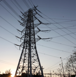 345kV 4회선 강관철탑